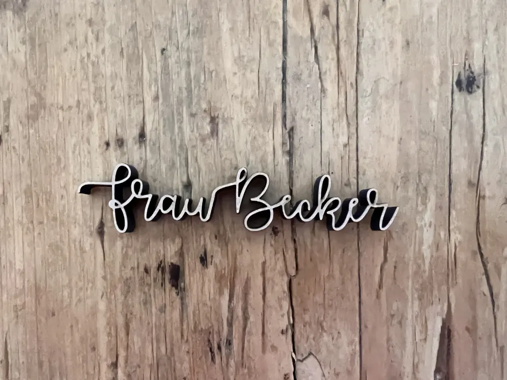 Frau Becker - Designlogo