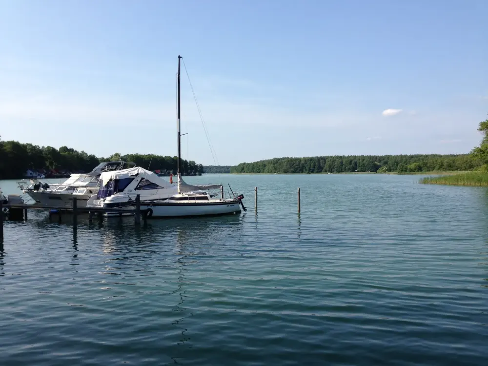 Boote am Großen Zechliner See